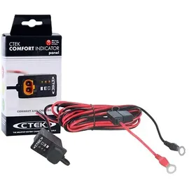Ctek 56-380 Ladebuchse und Ladezustandsanzeige Ringkabelschuh M8 Comfort Indikator M8