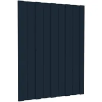 vidaXL Dachpaneel 12 Stk. Anthrazit 60 x 45 cm Verzinkter Stahl