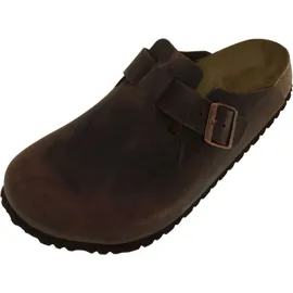 Birkenstock Boston Nubukleder geölt habana 47