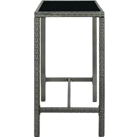 vidaXL Gartenbar-Set 7-tlg. Grau