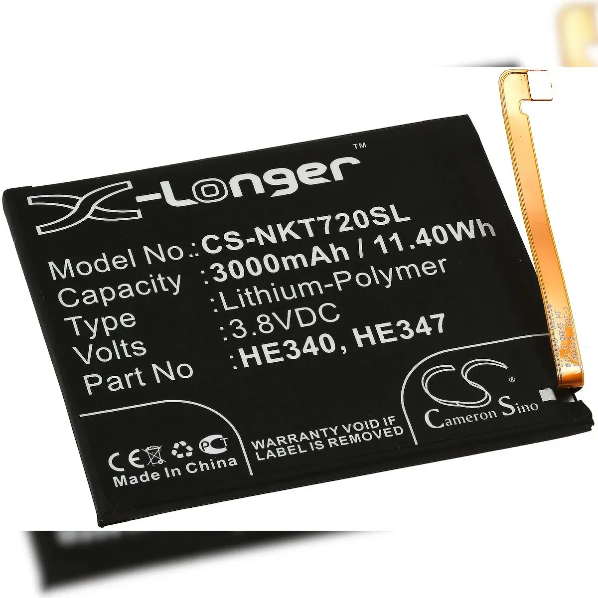 Powery Akku für Handy, Smartphone Nokia 7.1