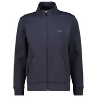 Boss Sweatjacke mit Stehkragen Modell 'Skaz', Marine, XXXL