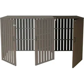 MCW Mülltonnenbox MCW-J28 115 x 76 x 66 cm braun