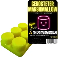 WonderWax Duftwachs WonderWax® Neon Duftriegel 6 x Duftwachs Kreise (Geröstete Marshmallows), Duftrichtung: Geröstete Marshmallows