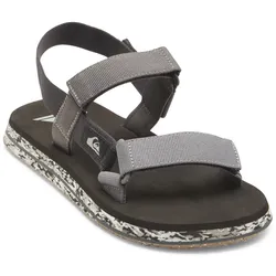 Sandale QUIKSILVER "Monkey Caged", Gr. 8(41), grau (grau 3), Obermaterial: Textil [Chemiefaser] / Außensohle: Gummi, Schuhe