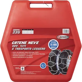 StART Zweiteilige 16MM Gruppe 235 Schneeketten Für Geländewagen Und Leichte Transportfahrzeuge