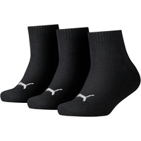 Puma 3er Pack) Puma Kinder Quarter Socken black 23-26