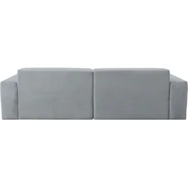 werk2 Sofa WERK2 "Zeus 3-Sitzer, B/T: 256/105 cm, Big-Sofa, modern & bequem", grau, B:256cm H:70cm T:105cm, 90% Polyester, 10% Nylon, Sofas, 2-Sitzer-Sofa, Curvy Trend 3-Sitzer mit urbaner Optik