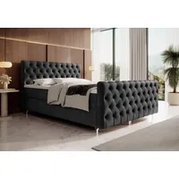 Yourhouse24 Boxspringbett Chester Plus (Bonell-Matratze und Topperr), mit zwei