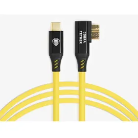 cobratether COBRAUNION USB-C an Micro-B 90° 10m gelb
