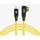 cobratether COBRAUNION USB-C an Micro-B 90° 10m gelb