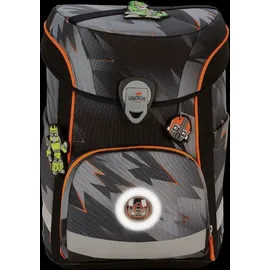 DerDieDas ErgoFlex Easy LED Schulranzen-Set 5-teilig Cyber Dino
