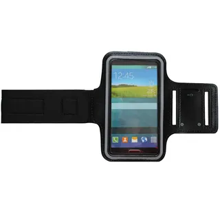 Fitness Sportarmband kompatibel für Apple iPod Touch 3G 4G 5G 6G Armband Handy Oberarm Halter für Fitness, Joggen, Laufen Hülle Tasche Blank Klein Schwarz
