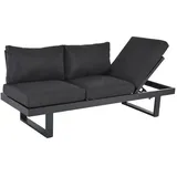 clemento Fargo 210 x 73 x 87 cm Anthrazit