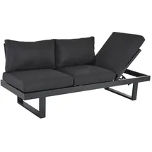 clemento Fargo 210 x 73 x 87 cm Anthrazit