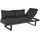 clemento Fargo 210 x 73 x 87 cm Anthrazit