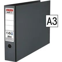Herlitz maX.file DIN A3 75 mm Schwarz