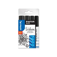 Pilot Pen Pilot Pintor – 4 Stück – Schwarz