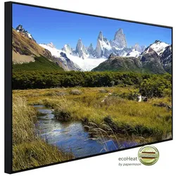 papermoon Infrarotheizung »EcoHeat - Berge in Patagonien«, Matt-Effekt - bunt