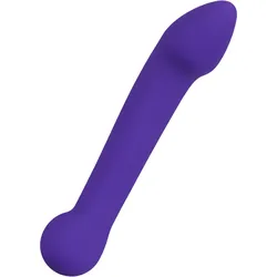 Prickelnder Doppeldildo, Silikon, 19 cm, lila