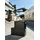 ALUTEC München Alubox Aluminium 93 Liter schwarz abschließbar 775 x 385 x 375 mm