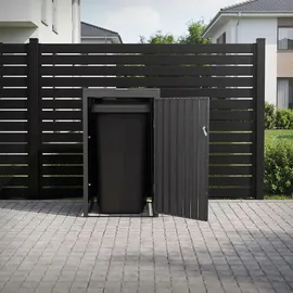 ML-Design Mülltonnenbox 1er 68 x 80 x 116,3 cm anthrazit-eichenoptik