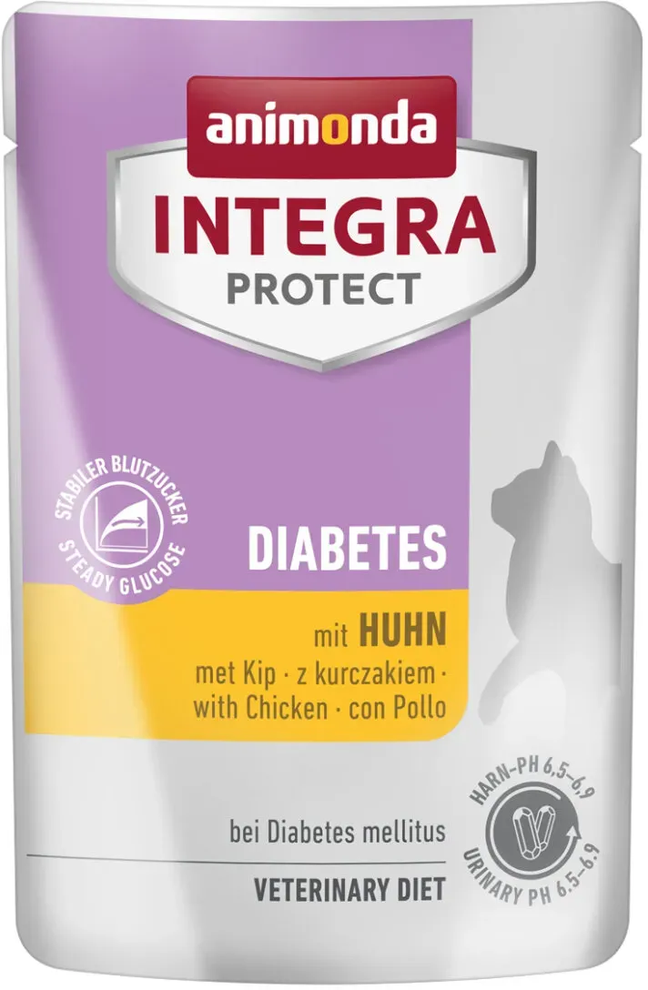 Animonda Integra Protect Cat - P.B. Adult Diabetes mit Huhn 24x85g