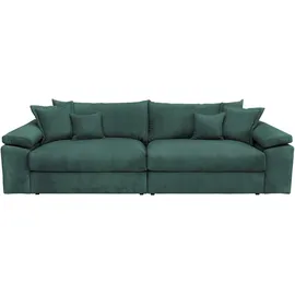 OTTO home Big-Sofa Cord 3-Sitzer Dunkelgrün