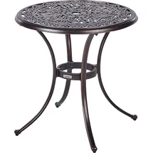 Beliani Beistelltisch Ø 68 x 75 cm Braun