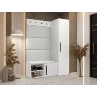 Mirjan24 Garderoben-Set Medi II 84 x 42 cm Weiß