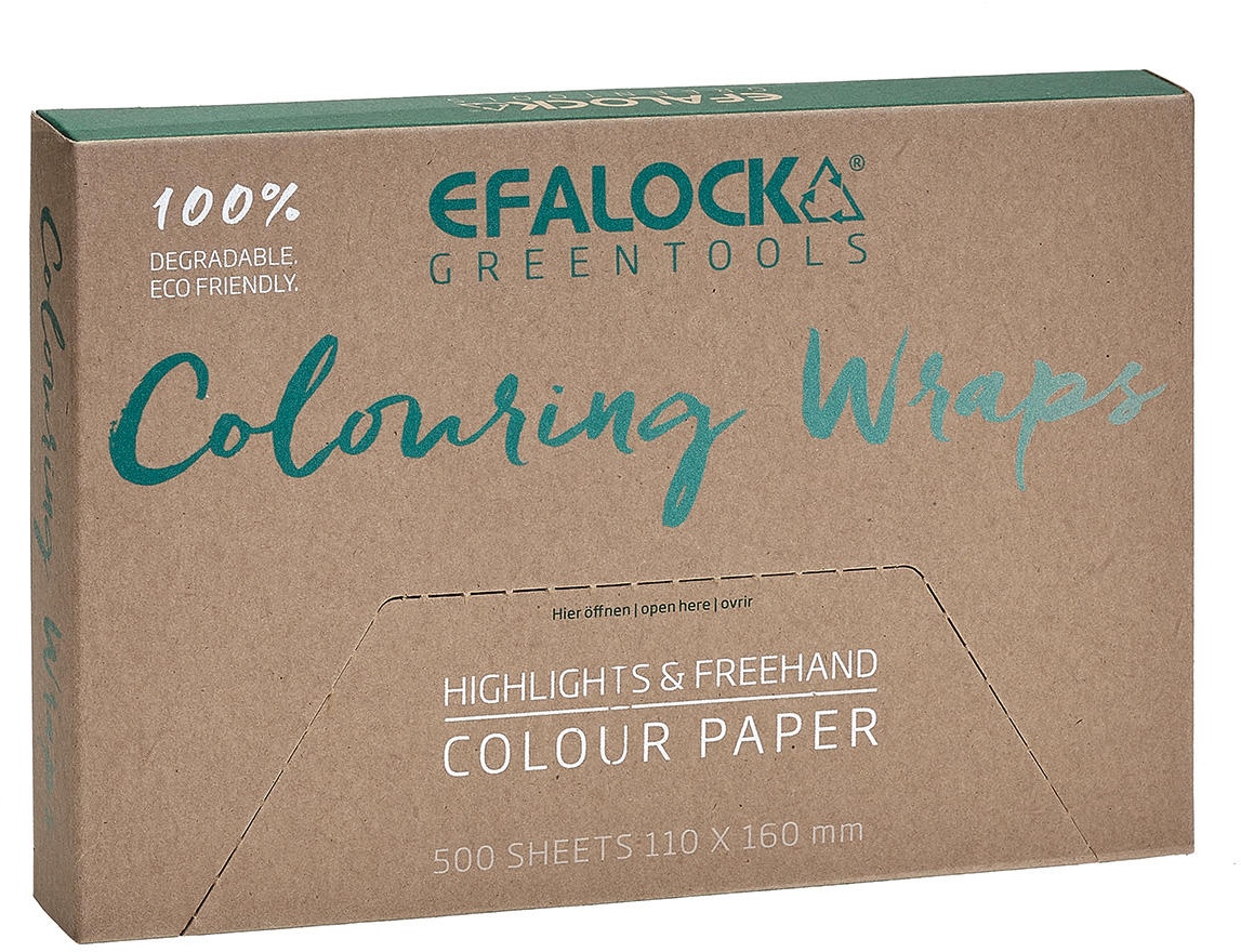 Efalock Greentools Coloring Wraps S - 110 x 160 mm