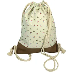 Freizeit-Büdel Blümchen beige 701