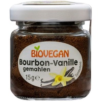 Biovegan Bourbon Vanille im Glas, gemahlen