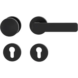 Griffwerk Wechselgarnitur MINIMAL MODERN SIEGER DESIGN DIN Rechts Graphitschwarz