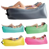 Happy People Air Lounger To Go 2 Liegesack Sitzsack Luft Sofa Lounge Couch aufblasbar Grün