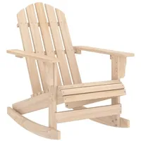 vidaXL Adirondack-Schaukelstuhl 28,5 x 85,5 x 92 cm beige 1 St.