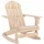 vidaXL Adirondack-Schaukelstuhl 28,5 x 85,5 x 92 cm beige 1 St.