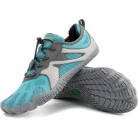 SAGUARO Damen Barfußschuhe Leight Bequem Zehenschuhe Minimalistische Herren Gymnastikschuhe Atmungsaktiv rutschfest Sportschuhe Türkis 42 EU - 42 EU