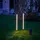 NORTHPOINT Wegeleuchte Solar LED 2er Set wasserdicht 1200mAh warmweiß