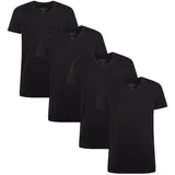 Bamboo basics T-Shirt Schwarz XXL