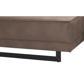 Soho Eckcouch Leder 3-Sitzer Braun