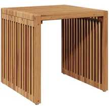 vidaXL Garten Beistelltisch 45x42,5x45 cm Massivholz Teak