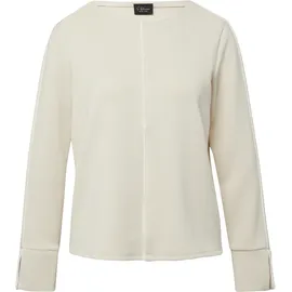 s.Oliver Scuba-Sweatshirt Sweatshirt mit Kontraststreifen Beige 40