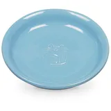 Nobby Katzen Keramik Milchschale, hellblau, Ø14 x 2 cm, 0,1 ltr.