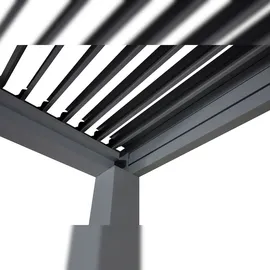 Mendler Pergola HWC-L46 3 x 3 m Anthrazit