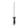 HENDI Wetzstahl, diamant, Profi Line, oval, Schwarz, (l)450mm