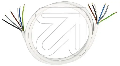 Anklemm-Leitung 5x2,5mm2,  2m