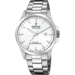 Festina Quarz Herren Swiss Made F20024/2 - silber - 41.0mm