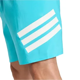 adidas 3-Streifen 8" INCH, lucid cyan/white 3XL