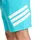 adidas 3-Streifen 8" INCH, lucid cyan/white 3XL
